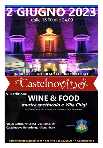 Il 2 giugno torna Castelnovino, con degustazioni di vino, street food e musica