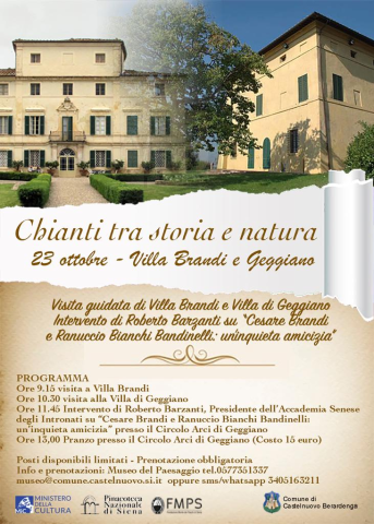 “Chianti tra storia e natura" a Villa Brandi e Villa di Geggiano 
