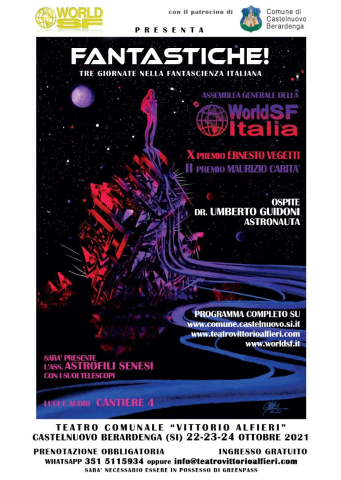 FANTASTICHE! Tre giornate nella fantascienza italiana a Castelnuovo Berardenga dal 22 al 24 ottobre 2021